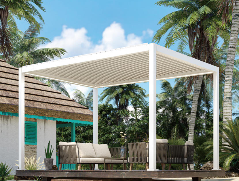Standard Hand-Crank Aluminum Pergola2 Standard Hand-Crank Aluminum Pergola2